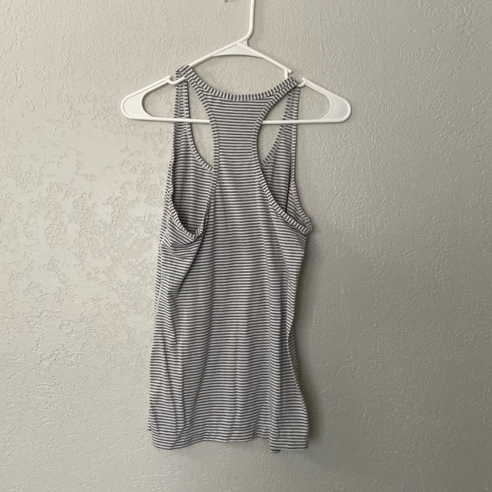GapFit gray and white striped tank - Picture 2 of 3